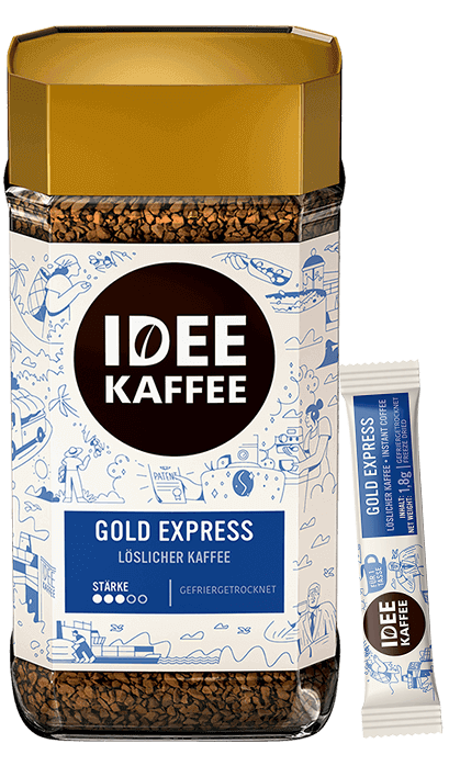 Instantní káva Packshot Aromatic