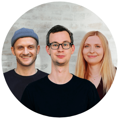 Jonas, Christoph und Mareike von der Pfandgeben App
