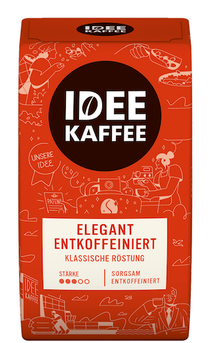 Packshot Filterkaffee Entkoffeiniert