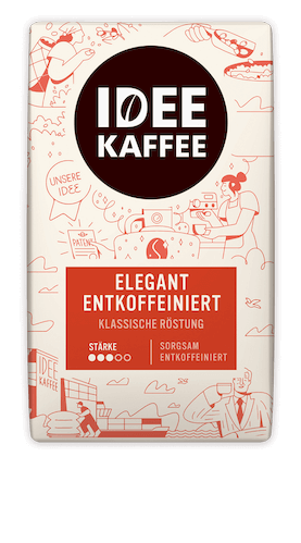 Packshot Filterkaffee Entkoffeiniert